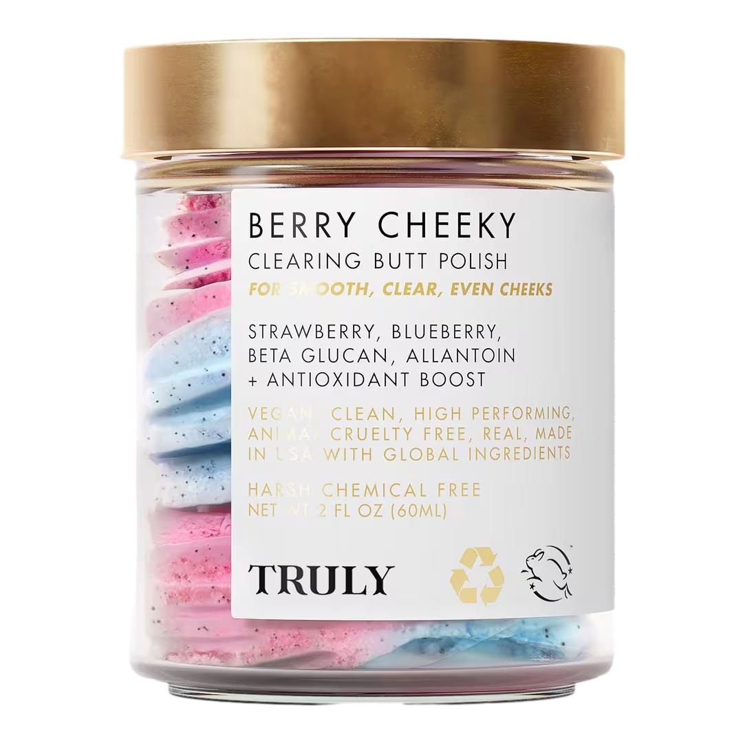 Truly Berry Cheeky Clearing Butt Polish, 2.0 oz